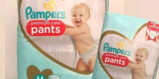 Fralda Pampers Pants Premium Care M – 124 fraldas
