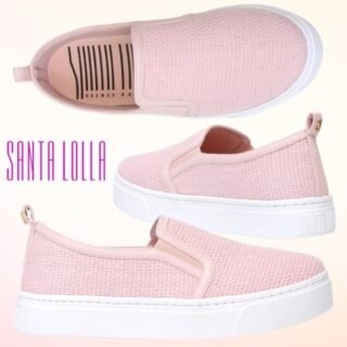 [MAGAZINE] Frete Grátis Quase Todo 🇧🇷 Slip On Santa Lolla Trama Feminino (3 Cores)