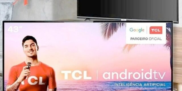 Android Tv Led 43″ Tcl 43s6500 Bluetooth, Controle Remoto Com Comando De Voz E Google Assistant