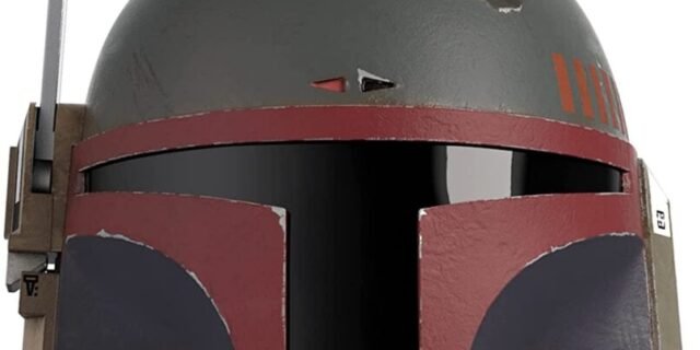 STAR WARS The Black Series Boba Fett (Nova Armadura) Capacete Eletrônico Detalhado – F5281 – Hasbro, Preto