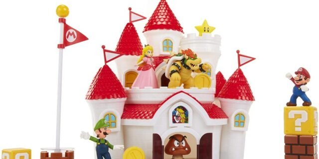 Castelo Deluxe Mushroom Kingdom, Super Mario, Candide, Colorido