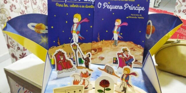 Maleta da Leitura o Pequeno Príncipe Acabamento especial