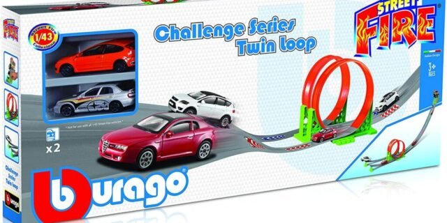 Pista com 2 Carrinhos – Challenge Series – Desafio Looping Duplo – Maisto