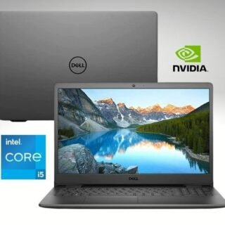 Notebook Dell Inspiron i15-3501-WA50P 15.6″ HD 11ª Geração Intel Core i5 8GB 256GB SSD NVIDIA GeForce Windows 11 Preto