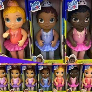 Boneca Baby Alive Doce Bailarina 26,5 cm, com Acessórios de Balé – Hasbro, Multicor