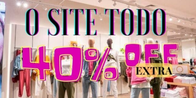CUPOM DE 40% NO SITE DA HERING