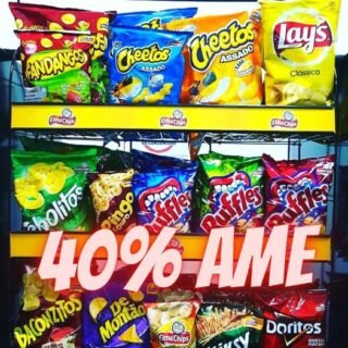 40% de Volta no AME: Salgadinho Elma Chips (11 Opções)