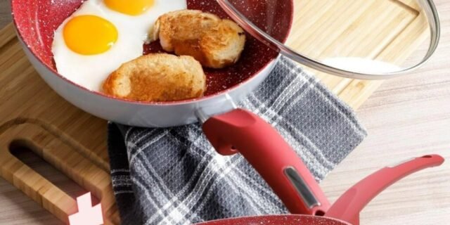 Frigideira 24 cm + Frigideira Wok 24 cm com Tampa Power Taste – La Cuisine