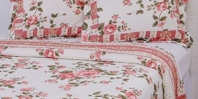 Colcha King Boutis Com 2 Porta Travesseiros – Casa & Conforto (Vários Modelos)