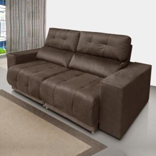 Sofá Retrátil Reclinável 1,98m Cama Istambul Mamflex