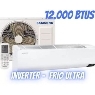 Ar-condicionado Split Samsung Inverter – 12.000 BTUs Frio Ultra
