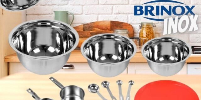 Conjunto de Utensílios Inox Brinox – Preparo Top Pratic 13 Peças