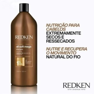 Redken All Soft Mega – Shampoo 1000ml