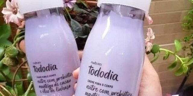 Kit Creme Desodorante Nutritivo Para o Corpo Tododia Algodão