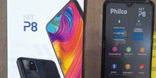 Smartphone Philco Hit P8 Dark Blue 32GB, 3GB RAM, Tela 6” HD+, Câmera Traseira Android 11 e Processador Octa-Core