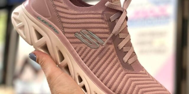 Tênis Skechers Glide Step Sport Feminino – Rosa Antigo