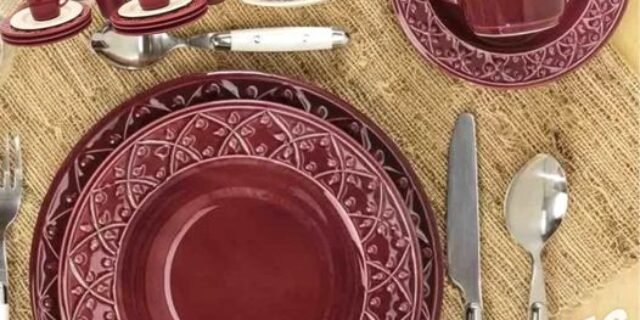 Aparelho de Jantar 30 peças Cerâmica Mendi Corvina Marfim – Oxford Daily