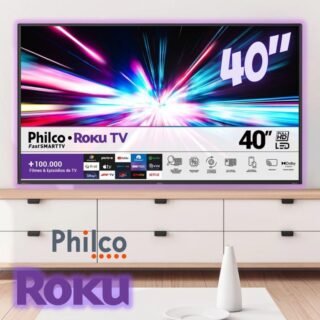Smart TV Philco 40″ Roku Led HD PTV40G65RCH – Dolby Audio