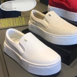 Slip On Santa Lolla Flatform New Pele Feminino