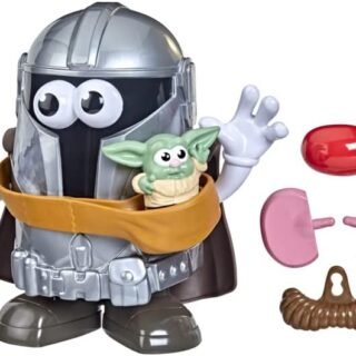STAR WARS Boneco Pré-escolar Mr. Potato Head – The Mandalorian and the Tot – F4202 – Hasbro, Cores variadas