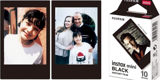 Filme Instax Mini Black com 10 Fotos, Fujifilm