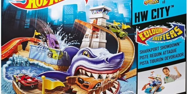Mattel Hot Wheels City Color Shifter Desafio Do Tubarão, Azul