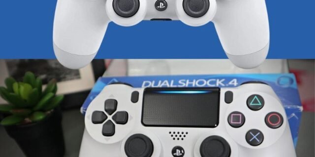Controle Dualshock 4 – PlayStation 4 – Branco Glacial