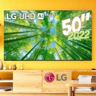 Smart TV LG 50″ 4K UHD 50UQ8050 Wi-Fi Bluetooth HDR Nvidia GEFORCE NOW ThinQ Smart Magic Google Alexa
