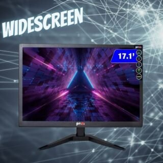 Monitor Led 17.1″ Prizi Slim Widescreen 16:9, 5Ms. 60Hz Preto – PZ0017MHDMI