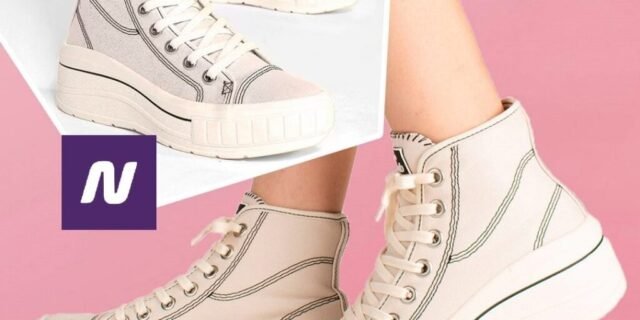 Tênis Cano Alto Dakota Flatform Feminino – Bege