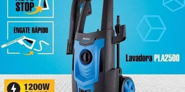 Lavadora de Alta Pressão Philco Force PLA2500 – 1500 PSI 1200W Mangueira de 3m