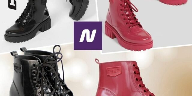 Bota Coturno Colcci Tratorada Verniz Feminina