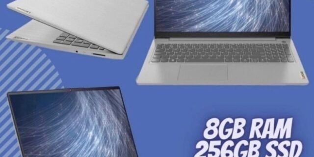 Notebook Lenovo Ultrafino IdeaPad 3 Ryzen 5 5500U 8GB 256GB SSD Prata 15.6″ Linux