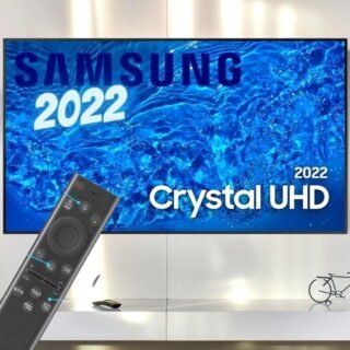 Smart TV Samsung 50 Crystal UHD 4K BU8000, 3 HDMI, 2 USB, Wifi, Bluetooth, Alexa, Google Assistante, Tela Infinita, Preto – UN50BU8000GXZD