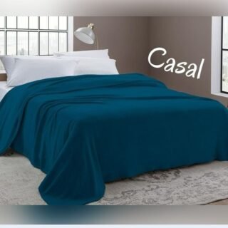 Cobertor Casal Camesa em Microfibra – Verde Petróleo