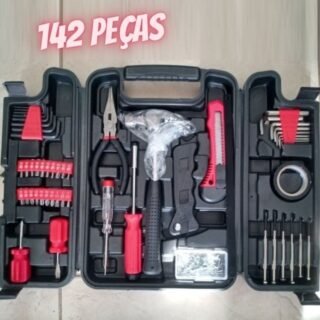 Kit Ferramentas Nell 142 Peças com Maleta