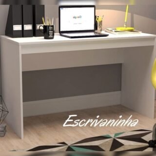 Escrivaninha para Escritório, Nova Mobile, B23 – Branco