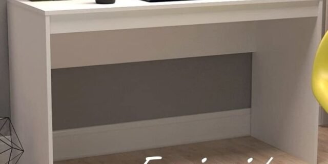 Escrivaninha para Escritório, Nova Mobile, B23 – Branco