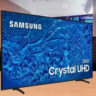 Smart TV 55″ Crystal UHD 4K Samsung 55BU8000, Painel Dynamic Crystal Color, Design slim, Tela sem limites, Alexa built in, Controle Remoto Único