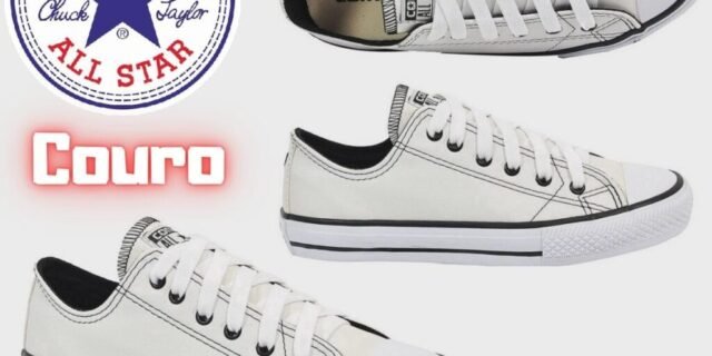 All Star Converse – Couro Branco