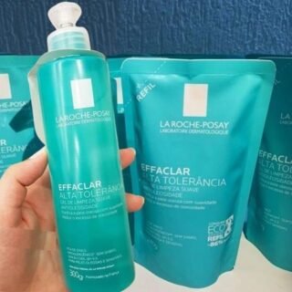 La Roche-Posey Effaclar Alta Tolerância Kit – Gel de Limpeza + Refil – La Roche-Posay