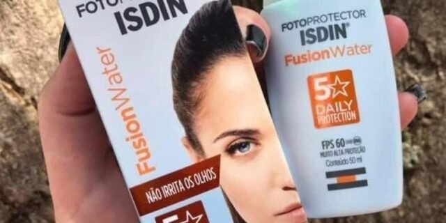 Protetor Solar Facial Isdin – Fotop Fusion Water 5 Stars FPS60 – 50ml