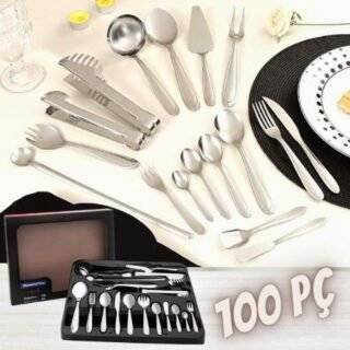 Faqueiro Tramontina Laguna Inox – 100 Peças