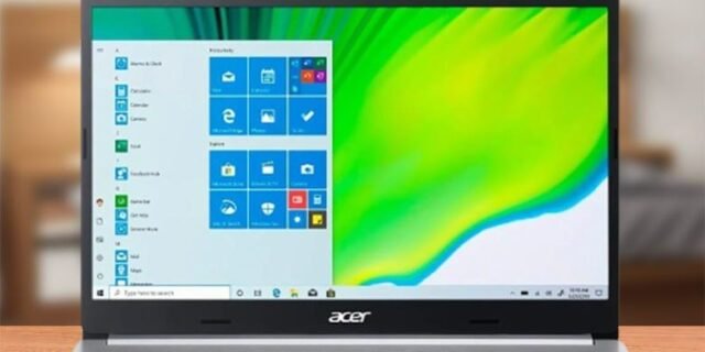 Notebook Acer Core i5-10210U 8GB 256GB SSD Placa de Vídeo 2GB Tela Full HD 15.6” Windows 10 Aspire 5 A515-54G-59KV