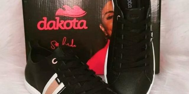 Tênis Couro Dakota Feminino – Preto