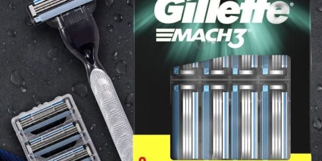 Carga para Aparelho de Barbear Gillette Mach3 – Leve 8 Pague 6
