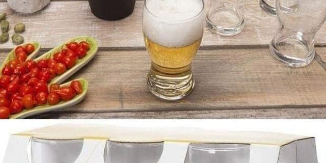 Jogo de Copos de Vidro para Cerveja 220ml – 6 Peças Nadir Frevo