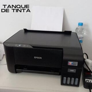 Multifuncional Epson EcoTank L3210 – Tanque de Tinta Colorida, USB, Bivolt