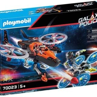 Playmobil – Piratas Polícia Galácticos com Helicóptero, Colorido