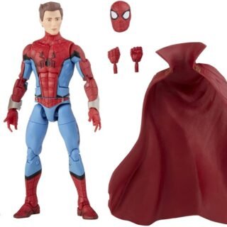 Marvel Legends Series Figura de 15 cm e 1 peça Build-a-Figure – Zombie Hunter Spidey – F0332 – Hasbro, Vermelho e azul